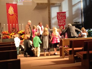 Immanuel Palatine with the children October 25, 2015