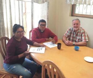 Meeting between James Tino and Soliz Incata family
