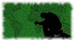 prayer silhouette