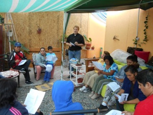 Pastor Omar and Pastor James lead worship, taught from the Bible, answered questions and took lots of prayer requests.