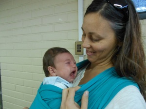 Mother Maria Laura with newborn Anaclara