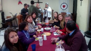 Afterwards we fellowshipped with empanadas and pizza! 